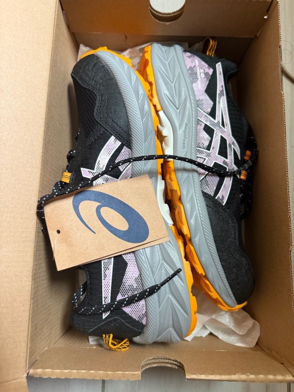 Asics Gel- Venture 10 Black Trail Running Sneakers - Picture 6 of 7
